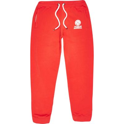 Red Franklin & Marshall print joggers